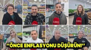 “Önce enflasyonu düşürün!”