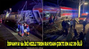 İspanya’da iki hızlı tren raydan çıktı. En az 39 ölü