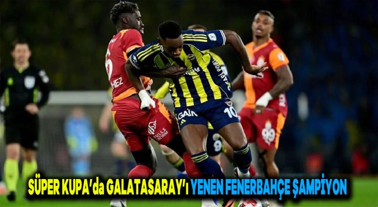 Süper Kupa’da Galatasaray’ı yenen Fenerbahçe şampiyon