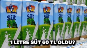 1 Litre Süt 60 TL Oldu?