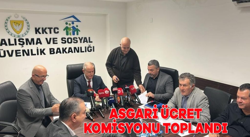 Asgari ücret komisyonu toplandı