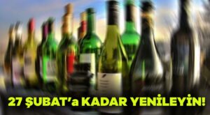 27 Şubat’a kadar yenileyin!