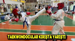 Taekwondocular kırışta yarıştı