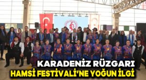 Karadeniz rüzgârı: Hamsi Festivali’ne yoğun ilgi