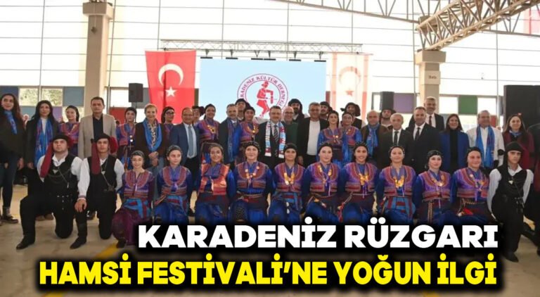 Karadeniz rüzgârı: Hamsi Festivali’ne yoğun ilgi