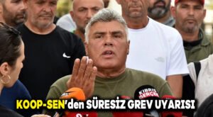 Koop-Sen’den süresiz grev uyarısı