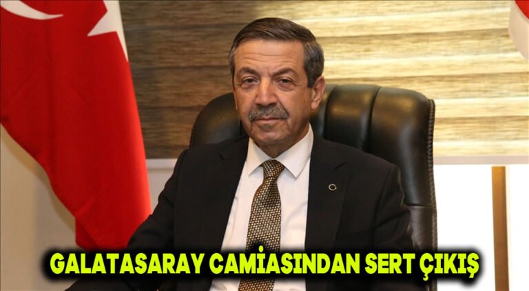Galatasaray Camiasından Sert Çıkış