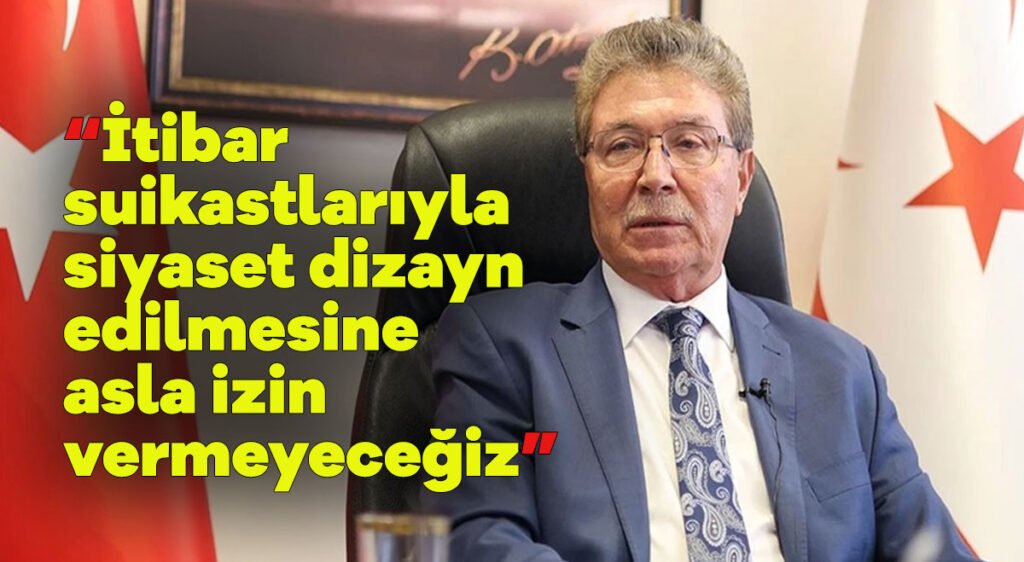 İtibar suikastlarıyla siyaset dizayn edilmesine asla izin vermeyeceğiz