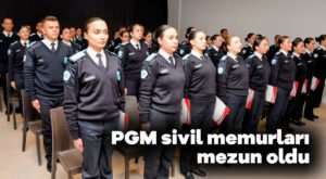 PGM sivil memurları mezun oldu