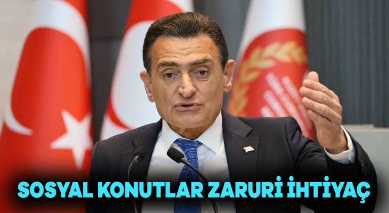 Sosyal konutlar zaruri ihtiyaç