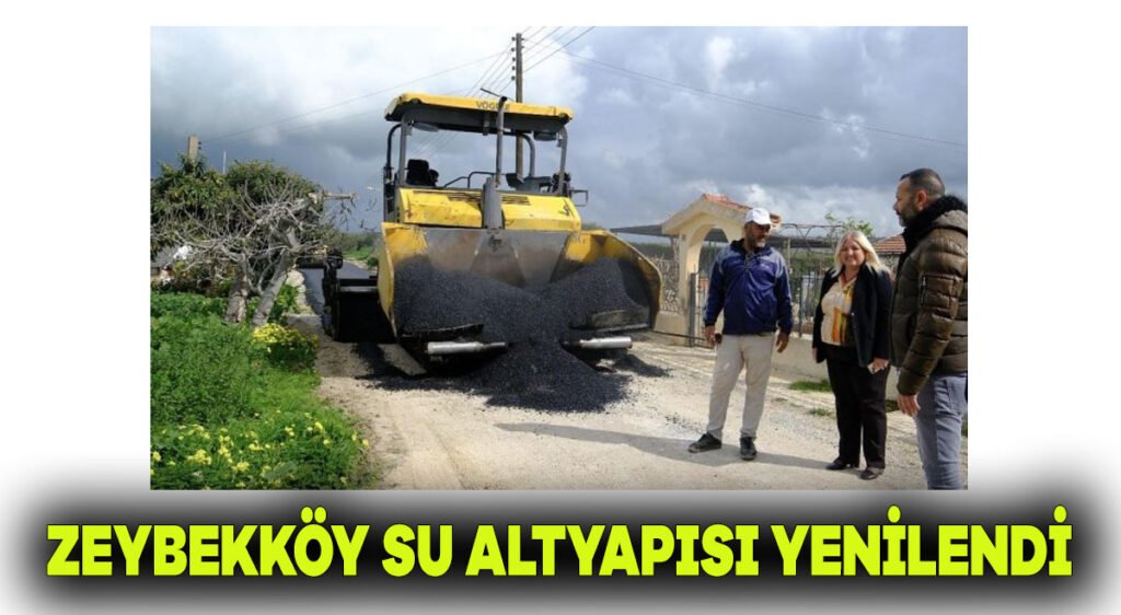 Zeybekköy’de su altyapısı yenilendi