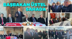 Başbakan Üstel sahada