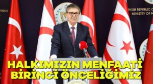 Halkımızın menfaati birinci önceliğimiz