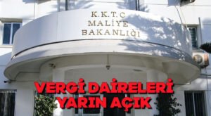 Vergi daireleri yarın açık