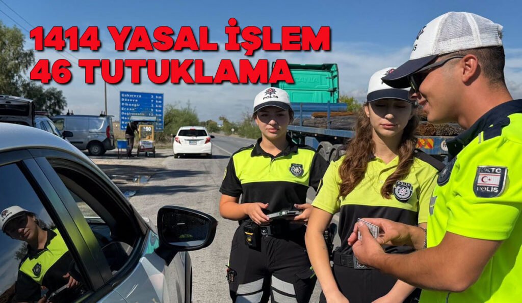 1.414 Kişiye Yasal İşlem, 46 Tutuklama!